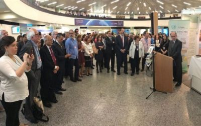 Inauguración del Stand de ARCAL durante la 60 Conferencia Internacional del Programa de Cooperación Técnica