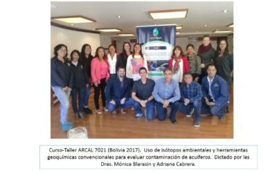 Uso de herramientas isotópicas para la evaluación de la calidad de Aguas. Argentina, Panamá y Bolivia