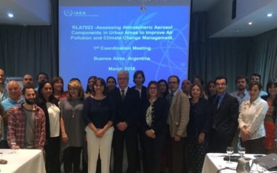 Primera reunión de coordinación del proyecto ARCAL RLA7023 sobre contaminación atmosférica en zonas urbanas y gestión de cambio climático