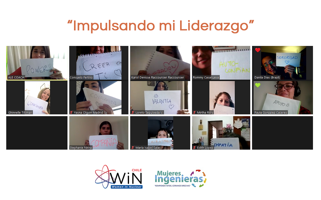 Mujeres nucleares de la Región se reúnen en el programa de Liderazgo de Mujeres Ingenieras de Chile